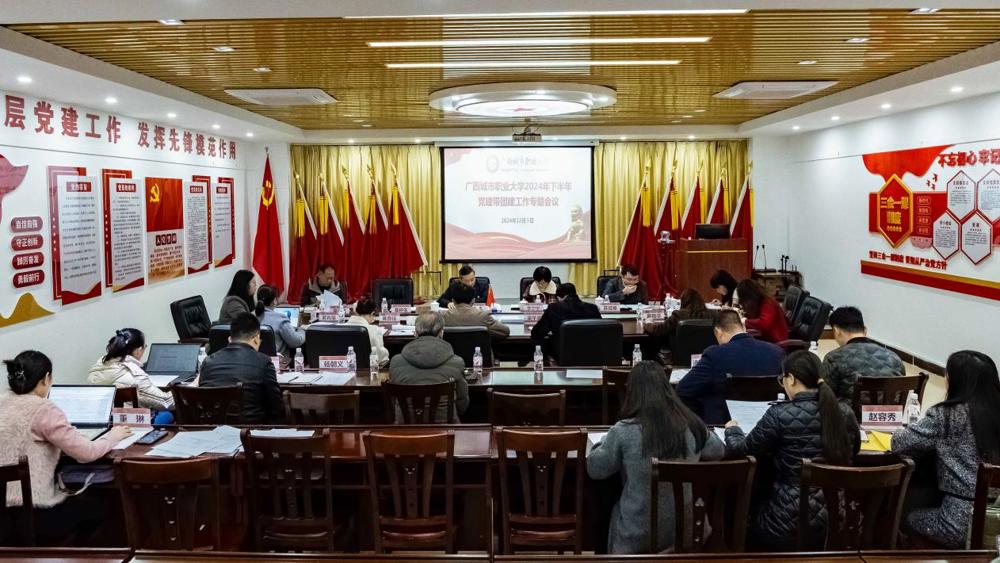 (改12.5)广西城市职业大学2024年下半年党建带团建工作专题会议