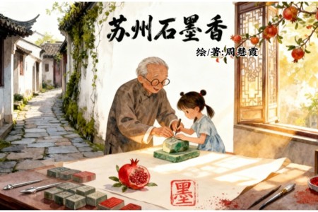 AI+儿童文学创作优秀作品-《苏州石墨香》